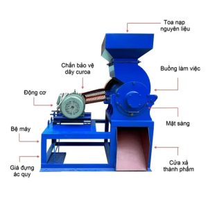 may bam xo dua b450 toan phat cong suat lon