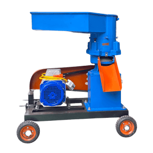 Máy ép cám viên s180 phễu ngang